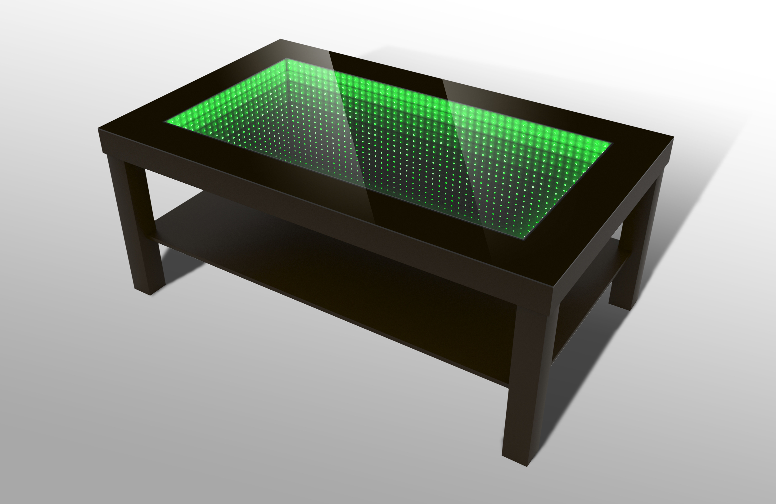 стол 3d с подсветкой