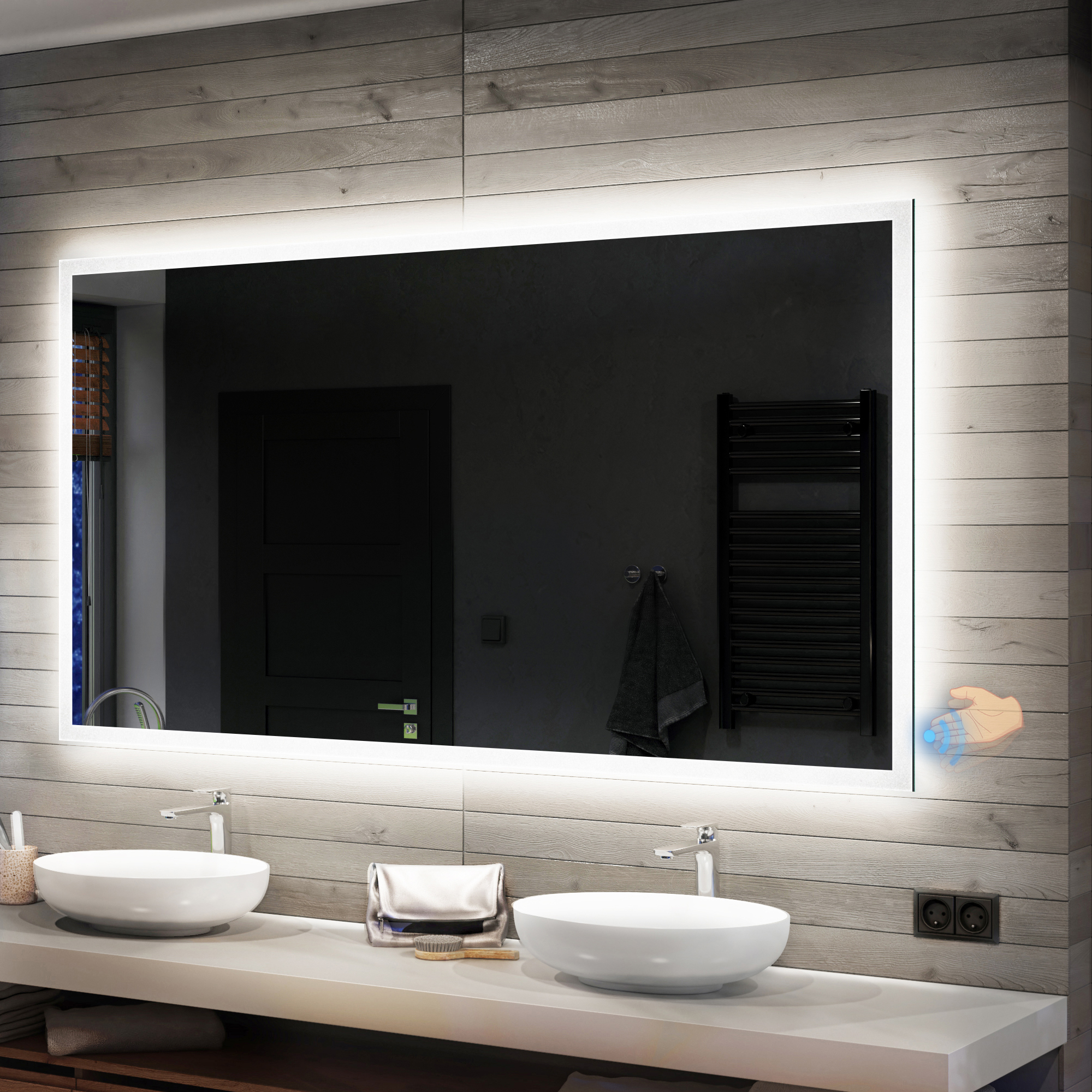 Zubehör fur Artforma LED Badspiegel Wandspiegel Badezimmerspiegel